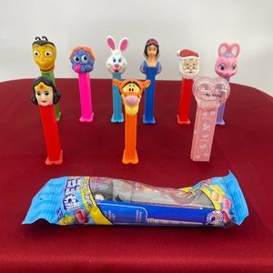 Pez dispensers,‎ collection of new and vintage